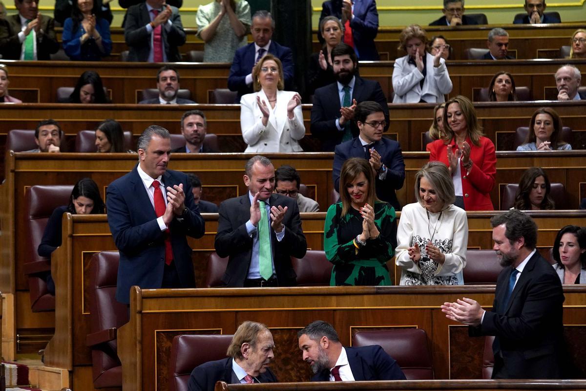 La segunda jornada de la moción de censura de Vox contra Pedro Sánchez