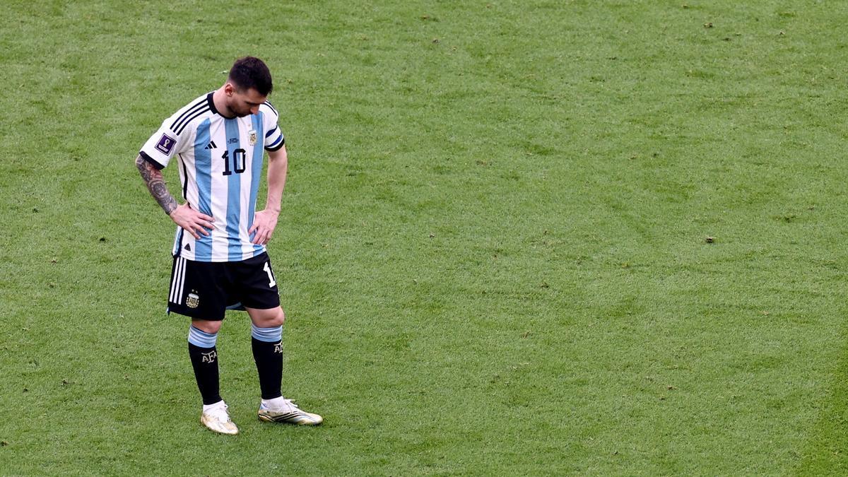 Messi Da La Cara Tras La Derrota De Argentina Frente A Arabia Saud En