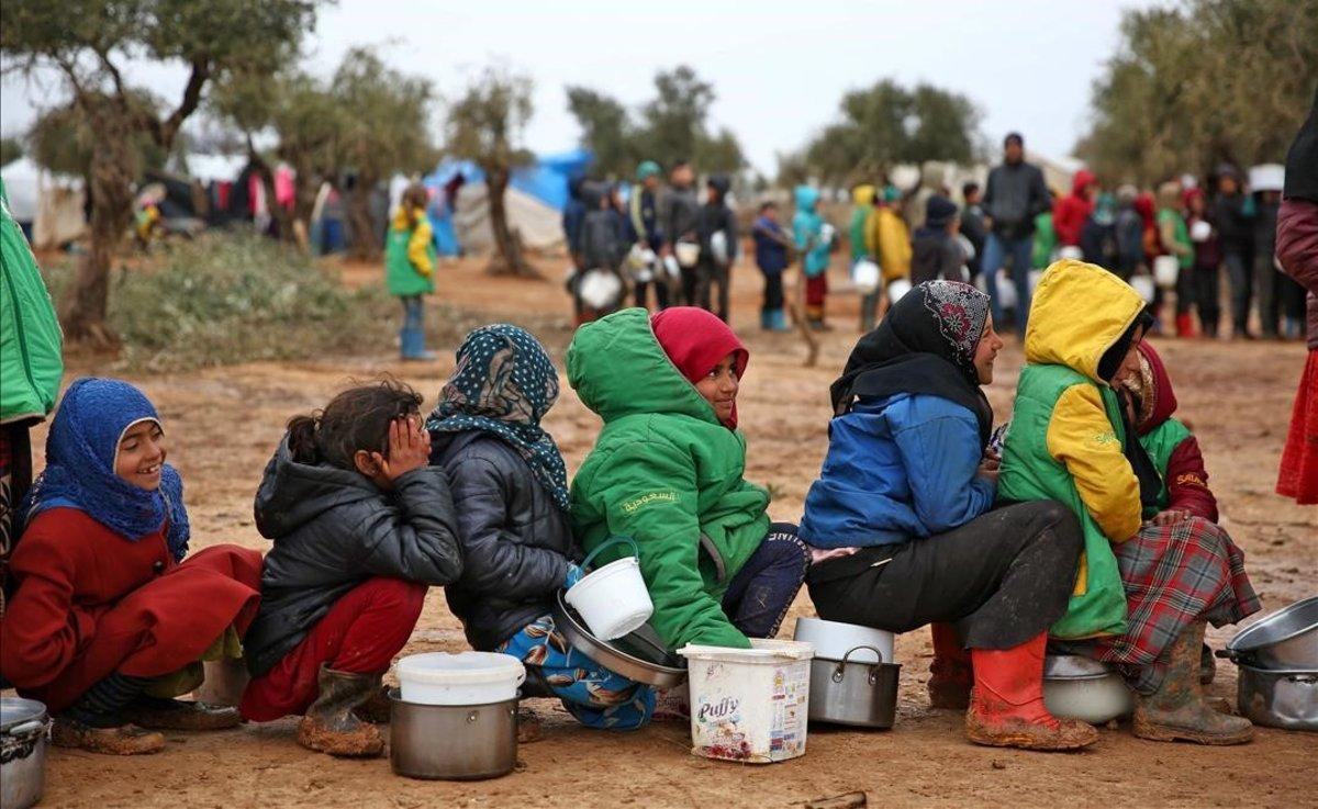 M S De Ni Os De Nacionalidades Viven Campos Refugiados Sirios