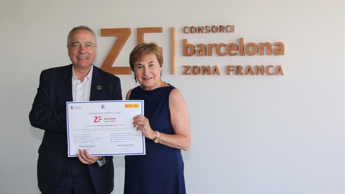 El Consorci De La Zona Franca De Barcelona Firma La Carta De La Diversidad