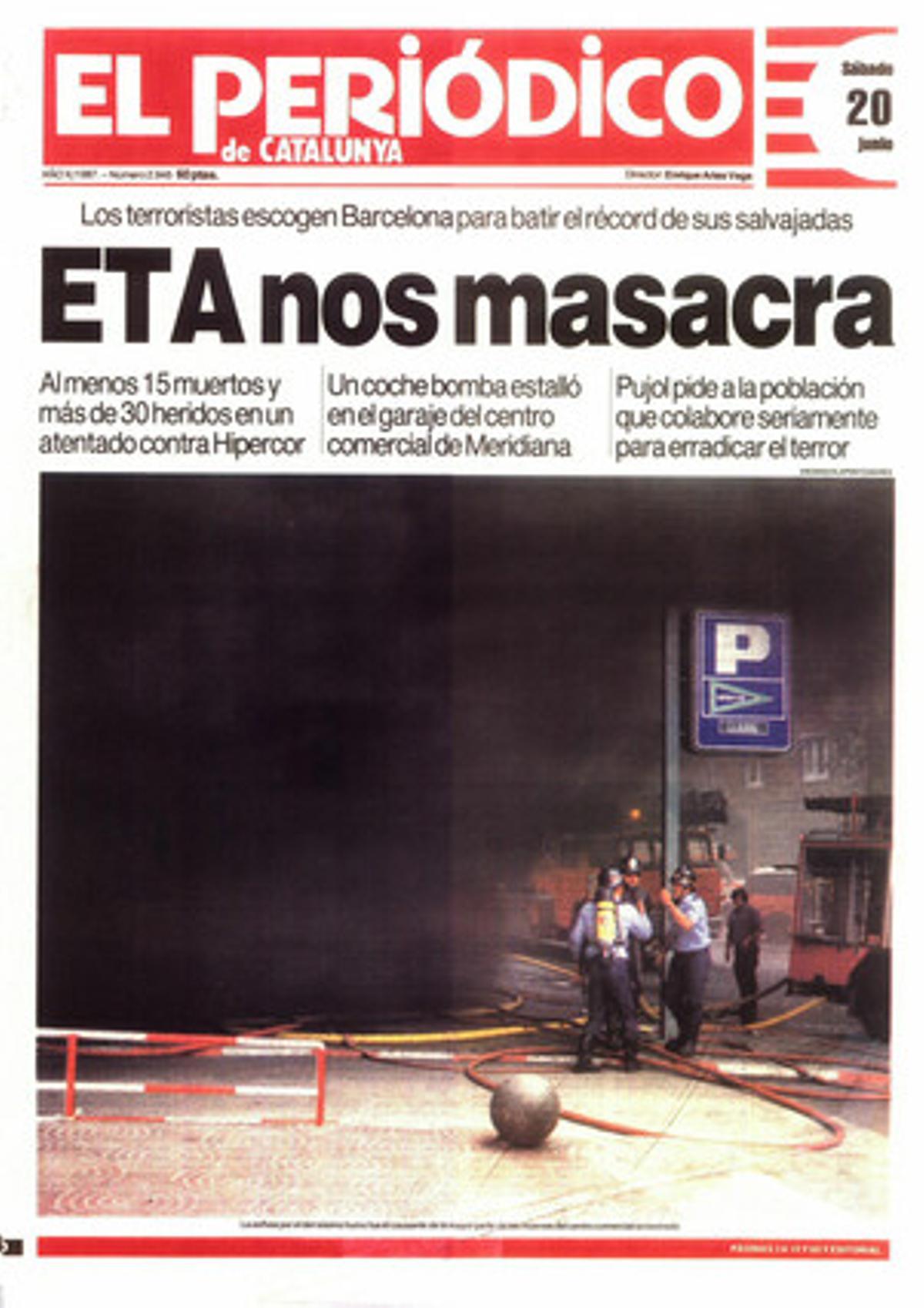 La Historia De Eta En Portadas De El Peri Dico I