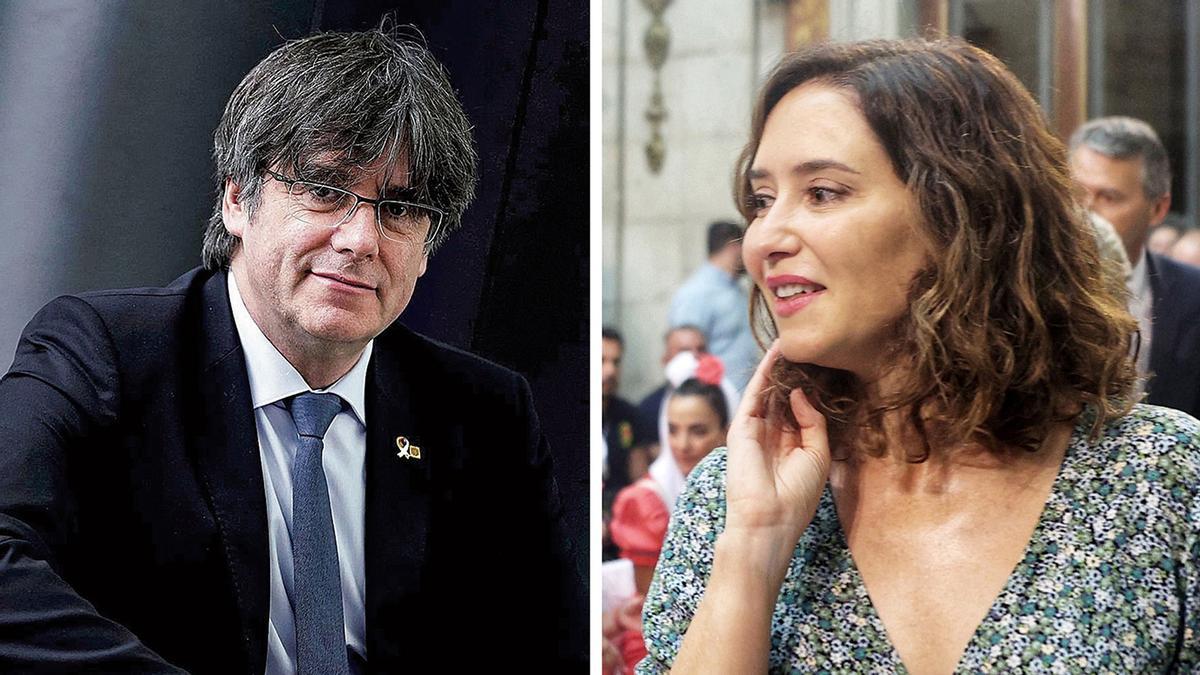 Puigdemont Tira De Sorna Y Contraataca A Ayuso Con Un Gui O A Amer