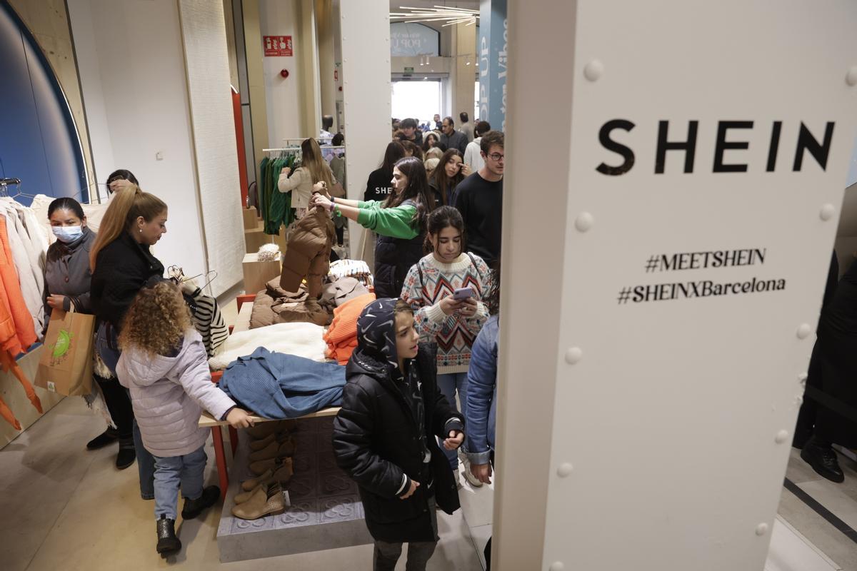 Shein abre 'pop-up store' en Barcelona