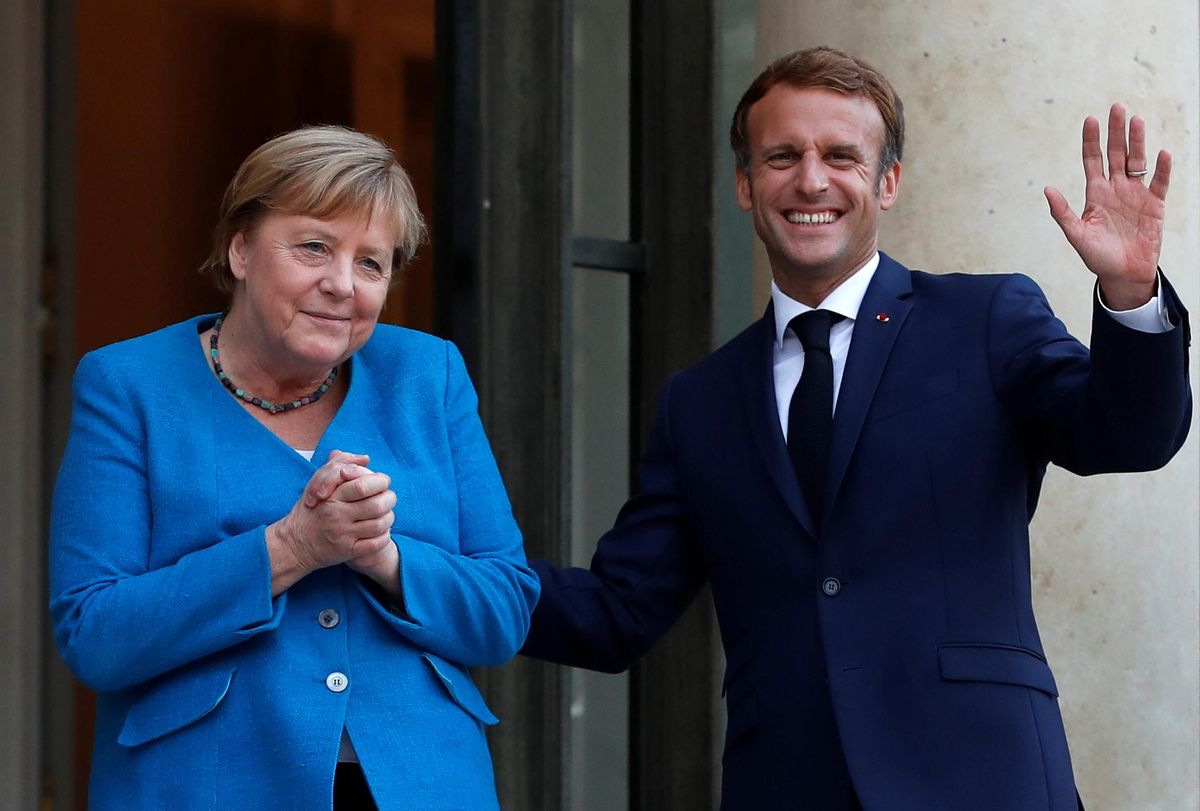 La cancillera alemana, Angela Merkel, con el presidente francés, Emmanuel Macron, en el Elíseo el pasado 16 de septiembre. La cancillera alemana, Angela Merkel, con el presidente francés, Emmanuel Macron, en el Elíseo el pasado 16 de septiembre.