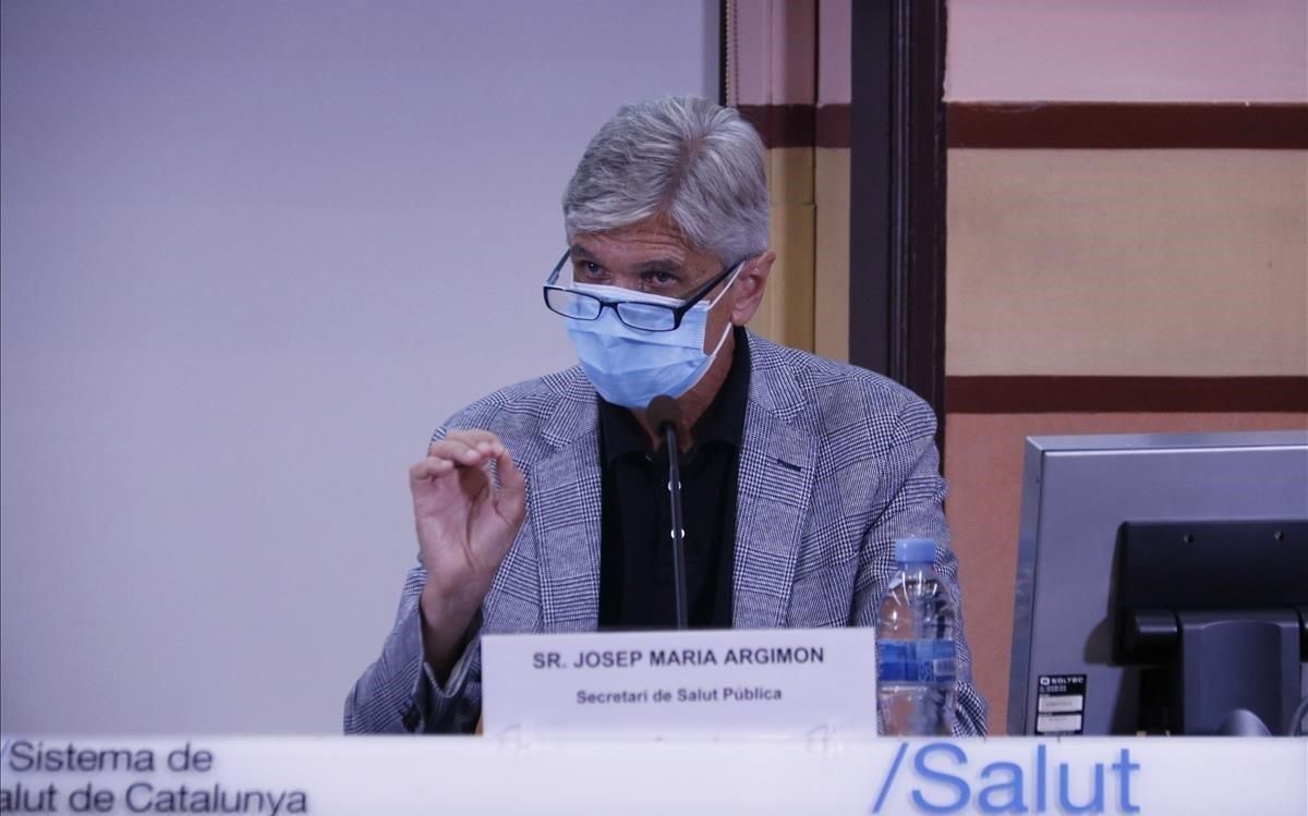 Josep Maria Argimon, secretario de Salut Pública de Catalunya, este martes. Josep Maria Argimon, secretario de Salut Pública de Catalunya, este martes.