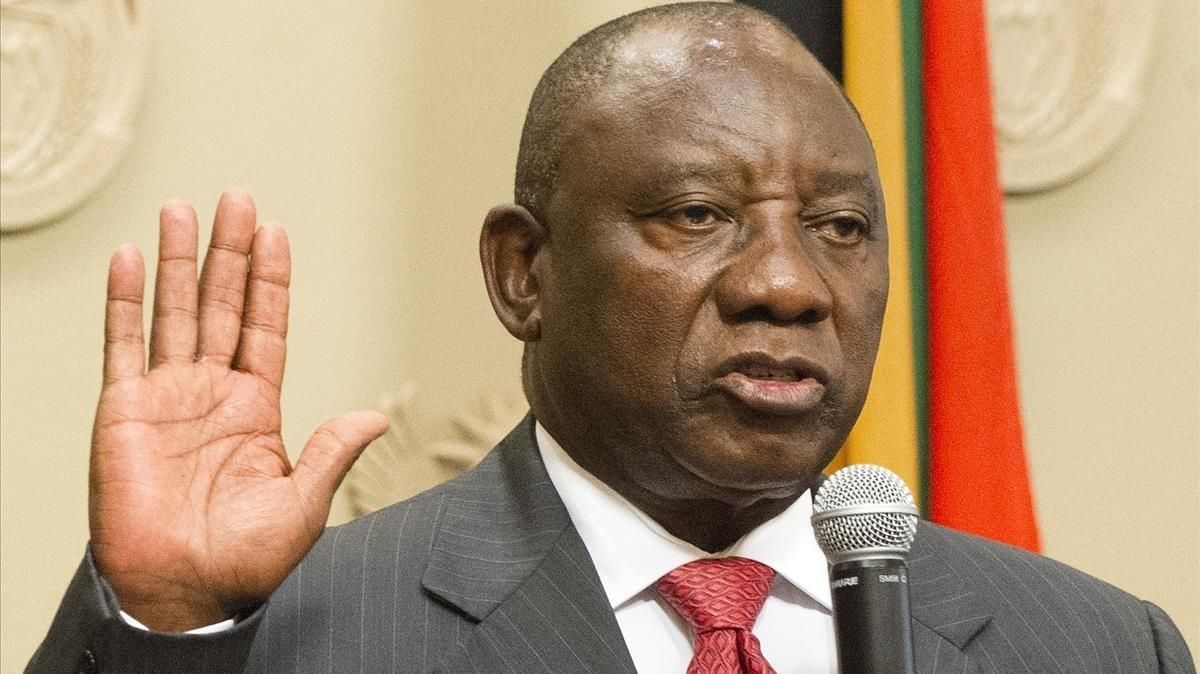 Ramaphosa jura su cargo como nuevo presidente de Sudáfrica, en Ciudad del Cabo, el 15 de febrero. Ramaphosa jura su cargo como nuevo presidente de Sudáfrica, en Ciudad del Cabo, el 15 de febrero.