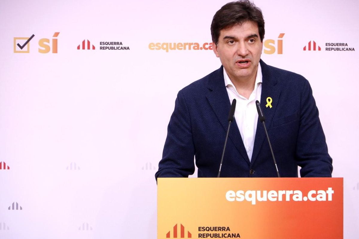 Sergi Sabrià, presidente del grupo de ERC en el Parlament Sergi Sabrià, presidente del grupo de ERC en el Parlament