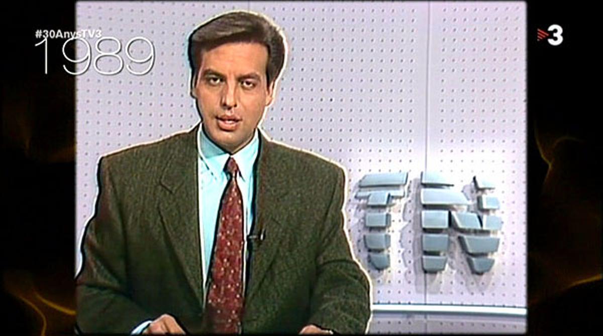 Ramon Pellicer informa de la caída del muro de Berlín (1989).