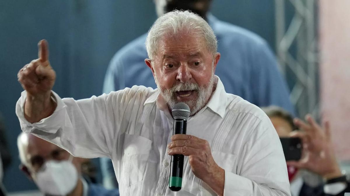 Lula, durante un mitin reciente.