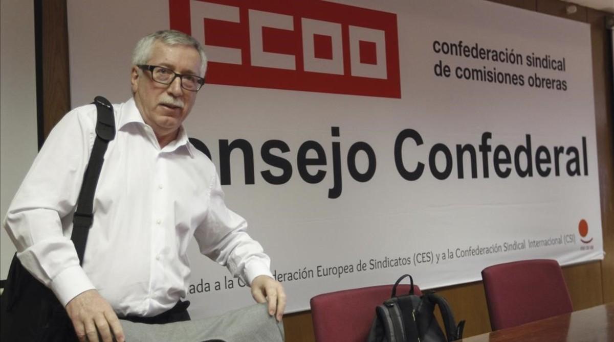 El secretario general de CCOO, Ignacio Fernández Toxo.