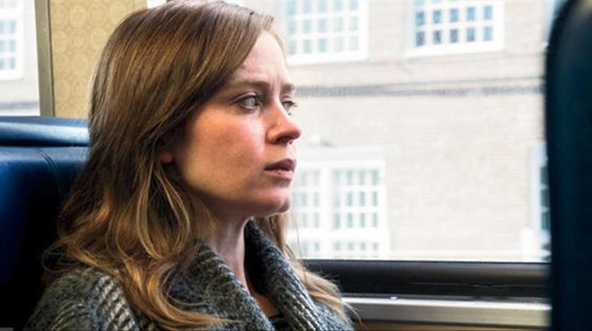 Emily Blunt, en un fotograma de la película ’La chica del tren’. 