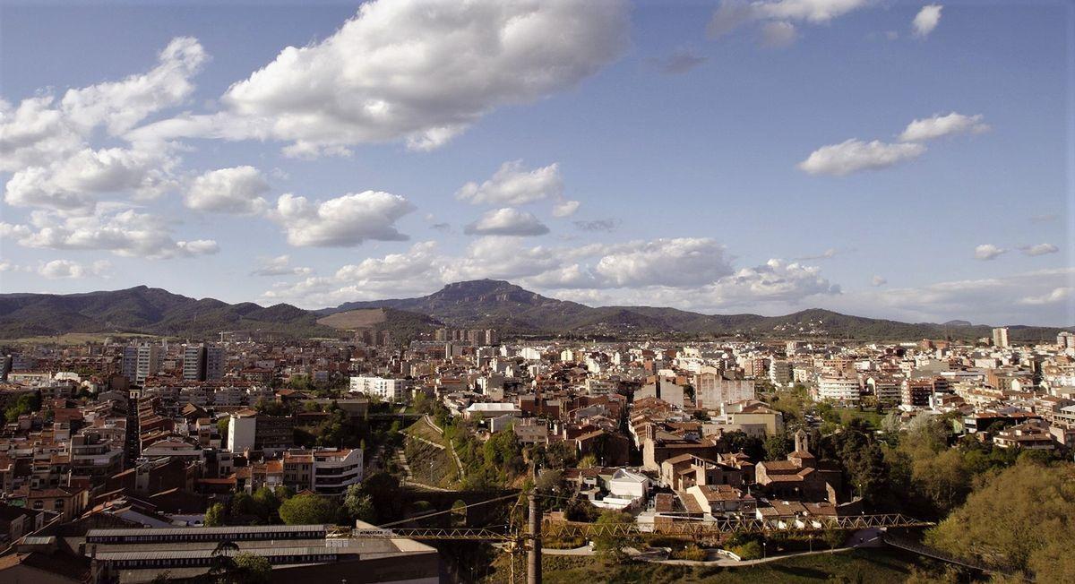 Vista aérea de Terrassa. Vista aérea de Terrassa.