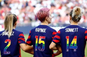 Rapinoe apoya a las 15 jugadoras que renuncian a ir con España: "Soy la décimosexta"