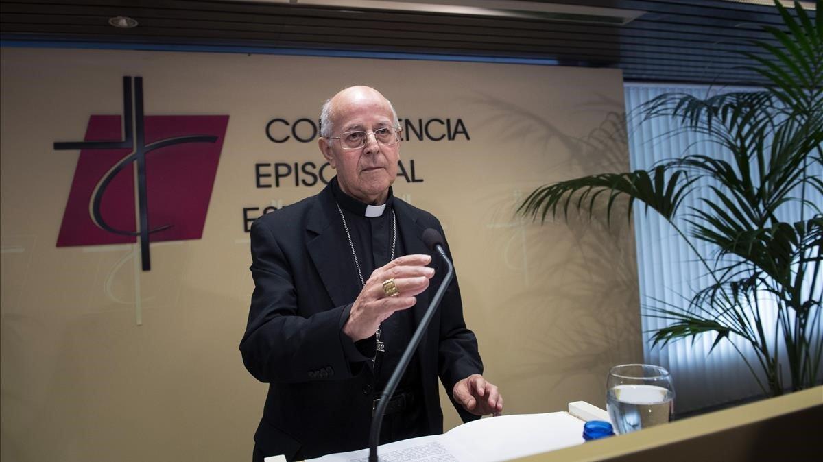 El cardenal Ricardo Blázquez, presidente de la Conferencia Episcopal Española.