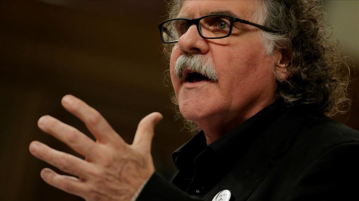 El diputado Joan Tardà, en el Congreso. El diputado Joan Tardà, en el Congreso.