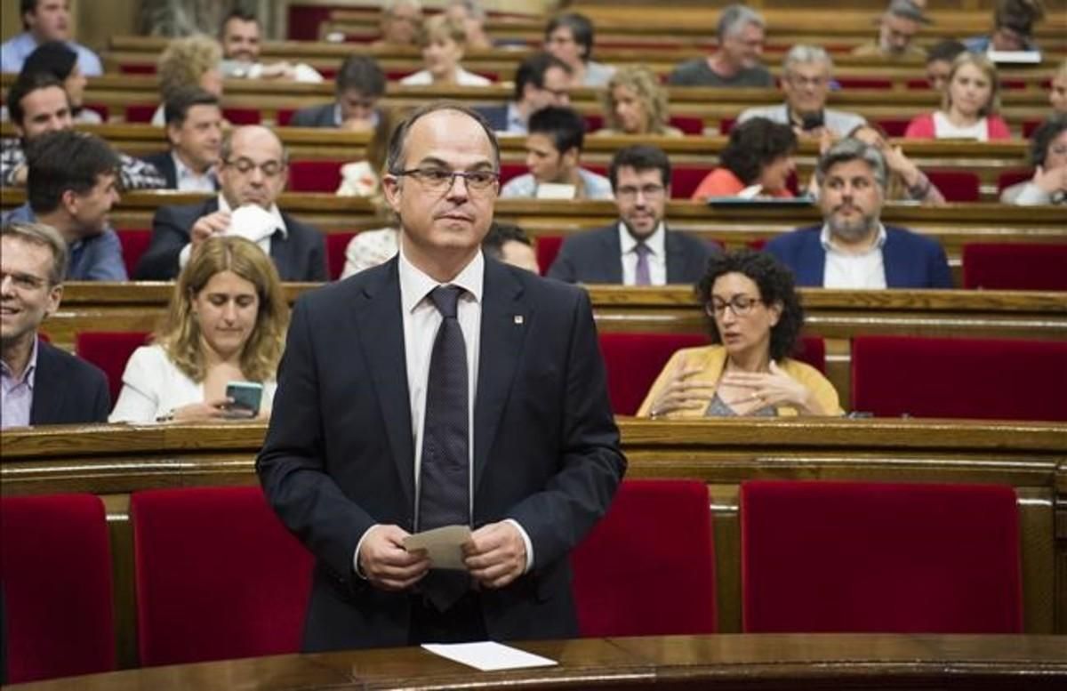 El ’conseller’ de Presidència, Jordi Turull. El ’conseller’ de Presidència, Jordi Turull.