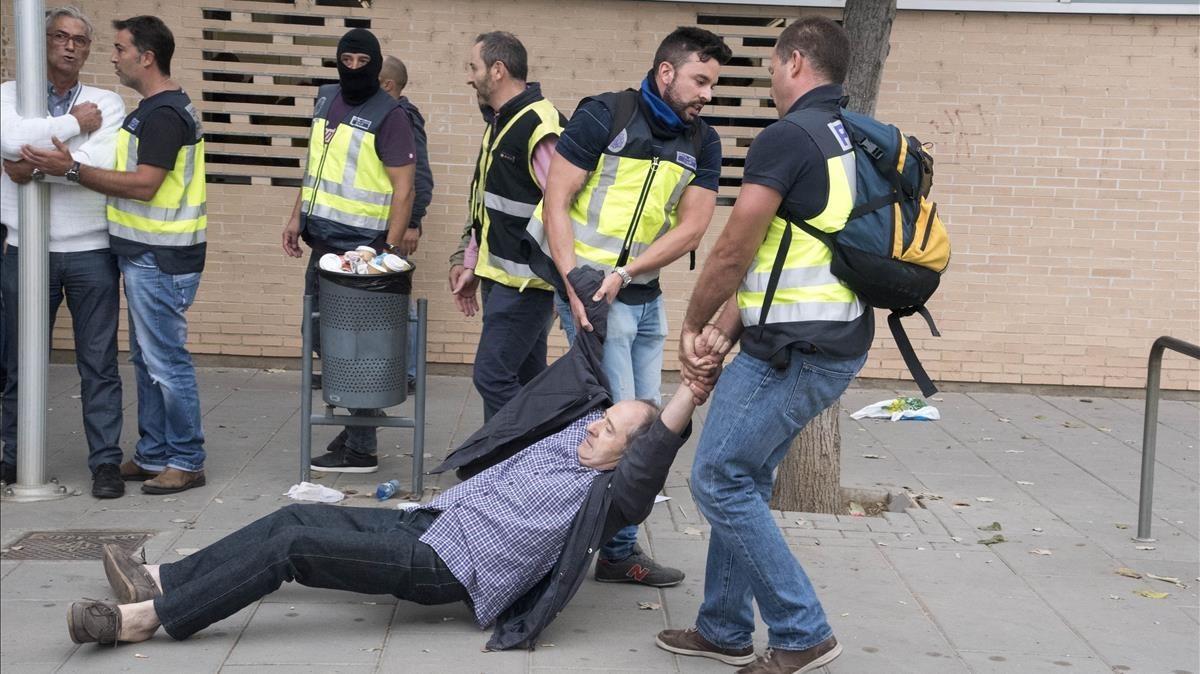 Disturbios en el barrio de Cappont de Lleida.