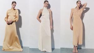 Tres modelos de la nueva colección Zara Novias.