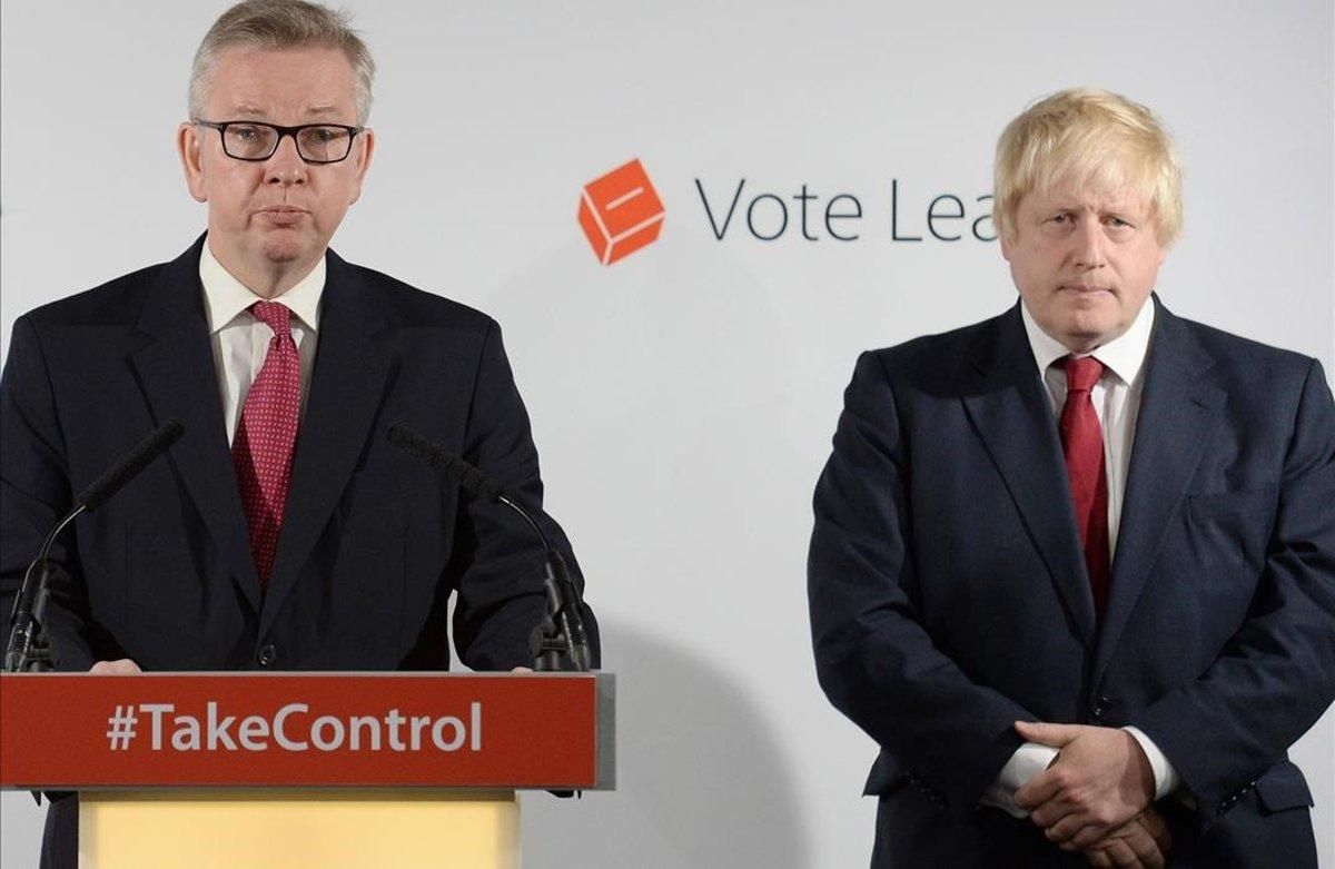Michael Gove (izquierda) y Boris Johnson, en una imagen de archivo. Michael Gove (izquierda) y Boris Johnson, en una imagen de archivo.