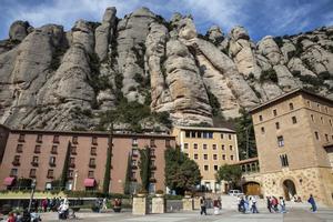 Vista panorámica de Montserrat.