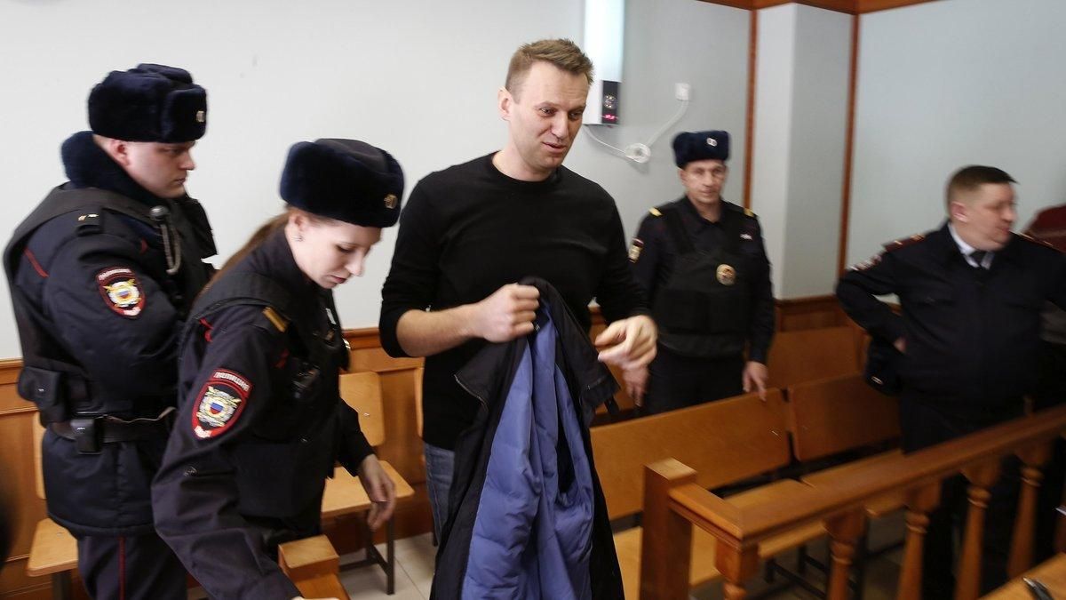 El líder opositor ruso Alekséi Navalni, durante un juicio el pasado marzo en Moscú. El líder opositor ruso Alekséi Navalni, durante un juicio el pasado marzo en Moscú.