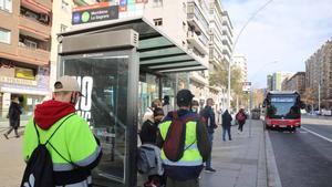 Vaga parcial a Barcelona d’autobusos de TMB avui amb el 33% de serveis mínims