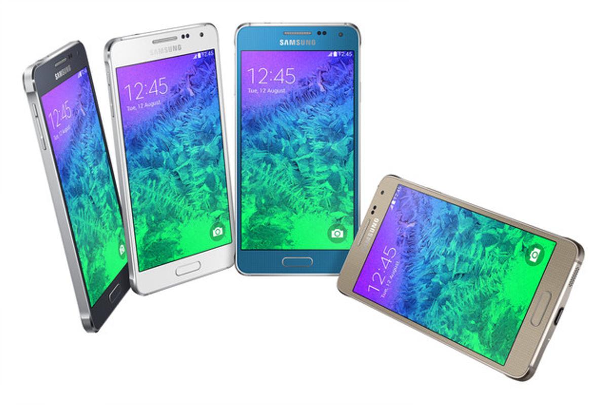 El nou Samsung Galaxy Alpha en diferents colors