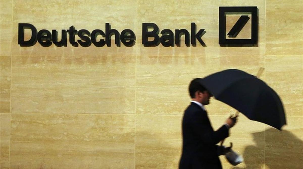 Una oficina del Deutsche Bank en Londres.