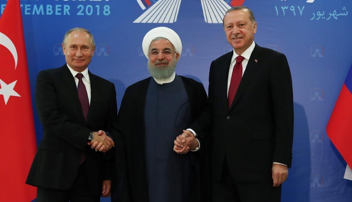 Putin, Erdogan i Rohaní no arriben a cap acord sobre Idlib