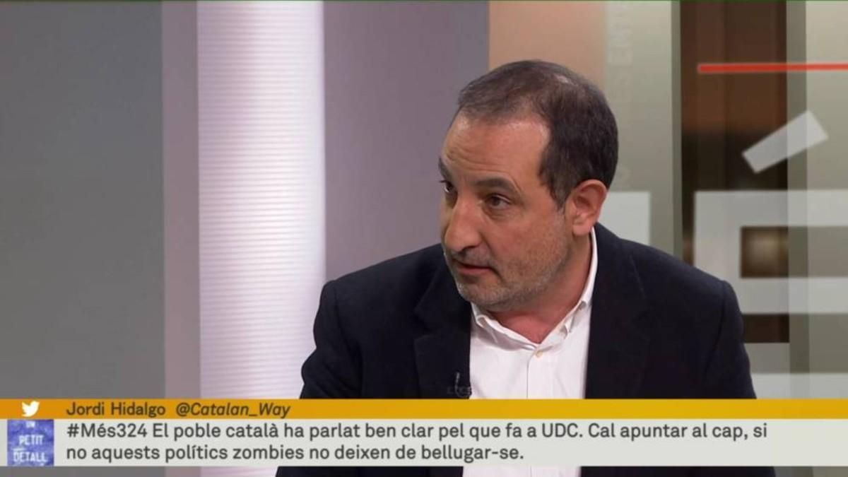 Imagen de uno de los tuits, en esta ocasión contra Ramon Espadaler, que el CAC quiere evitar que vuelvan a aparecer en TV-3. Imagen de uno de los tuits, en esta ocasión contra Ramon Espadaler, que el CAC quiere evitar que vuelvan a aparecer en TV-3.