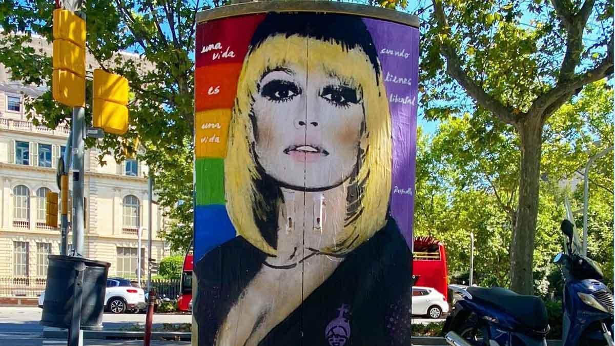 TvBoy rendeix homenatge a la gran Raffaella Carrà a Barcelona