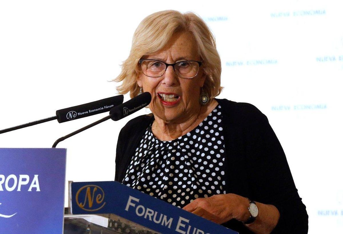 La alcaldesa de Madrid y candidata de Más Madrid al Ayuntamiento de capital, Manuela Carmena. La alcaldesa de Madrid y candidata de Más Madrid al Ayuntamiento de capital, Manuela Carmena.