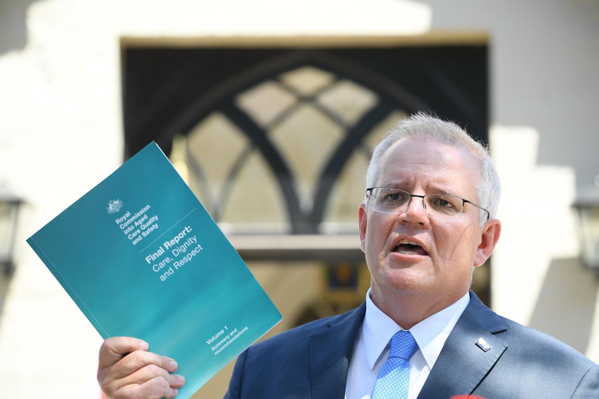 El primer ministro australiano, Scott Morrison El primer ministro australiano, Scott Morrison