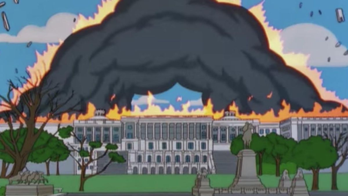 Les escenes d’‘Els Simpson’ que ‘van predir’ l’atac al Capitoli el 1999 Les escenes d’‘Els Simpson’ que ‘van predir’ l’atac al Capitoli el 1999