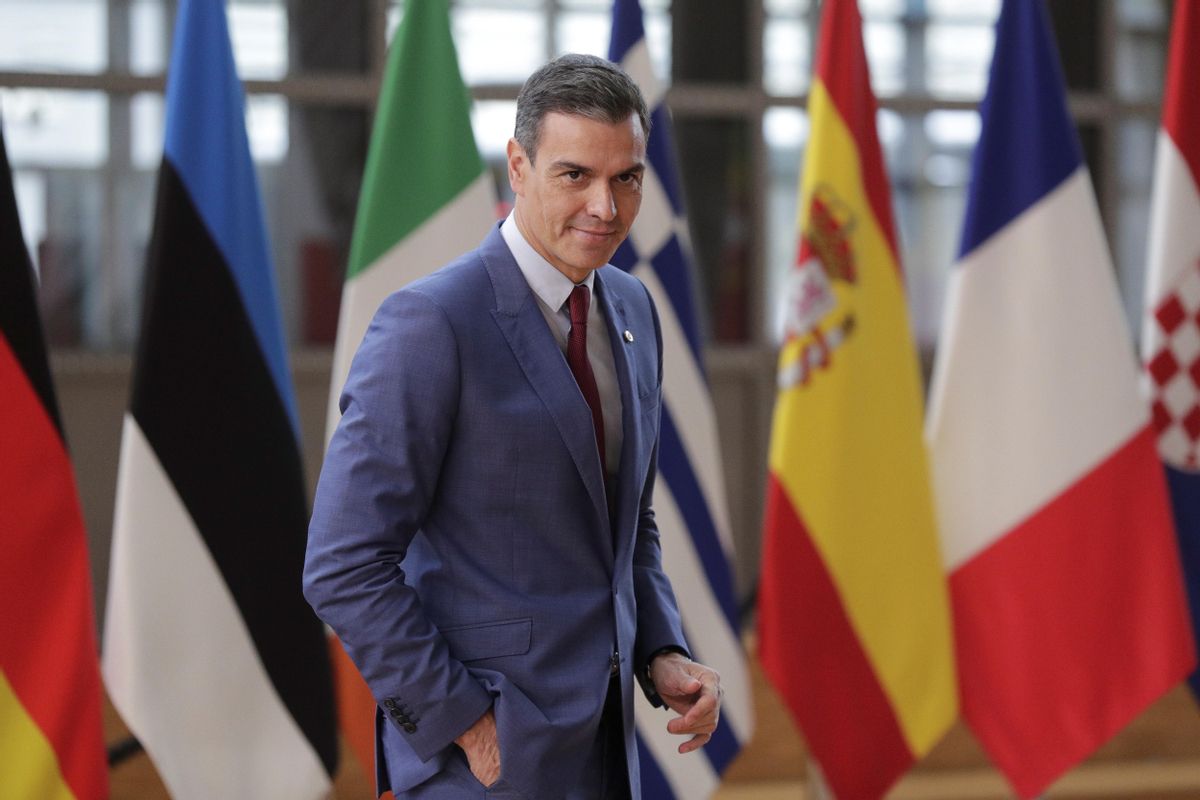 Pedro Sánchez a su llegada hoy a la cumbre de la UE en Bruselas. Pedro Sánchez a su llegada hoy a la cumbre de la UE en Bruselas.