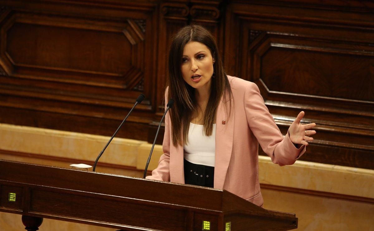 La líder de Cs en Catalunya, Lorena Roldán, el pasado octubre, en un pleno del Parlament. La líder de Cs en Catalunya, Lorena Roldán, el pasado octubre, en un pleno del Parlament.