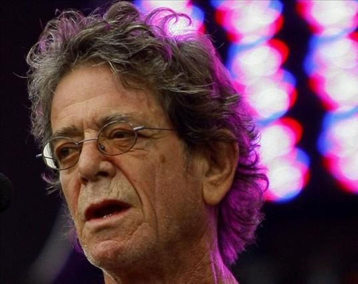 Lou Reed, en una foto del 2009. Lou Reed, en una foto del 2009.