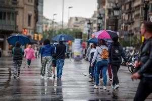 Lluvia en Barcelona