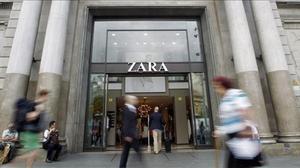 Tienda de Zara en Barcelona.