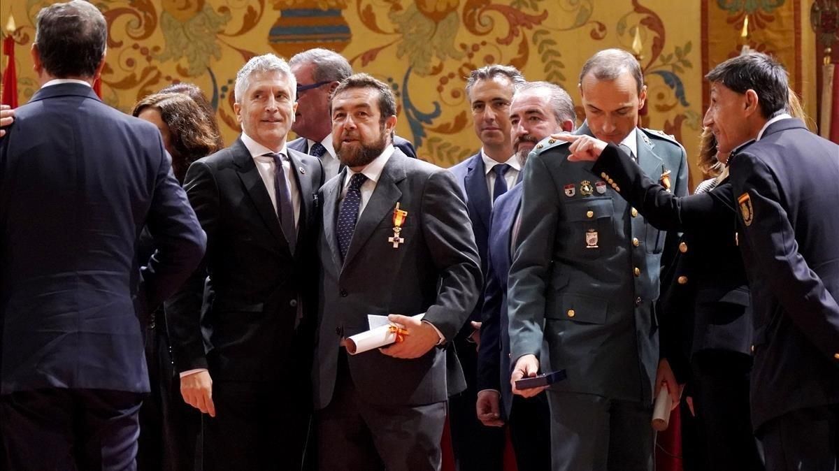 Marlaska considera «proporcional» l'actuació policial a Catalunya Marlaska considera «proporcional» l'actuació policial a Catalunya