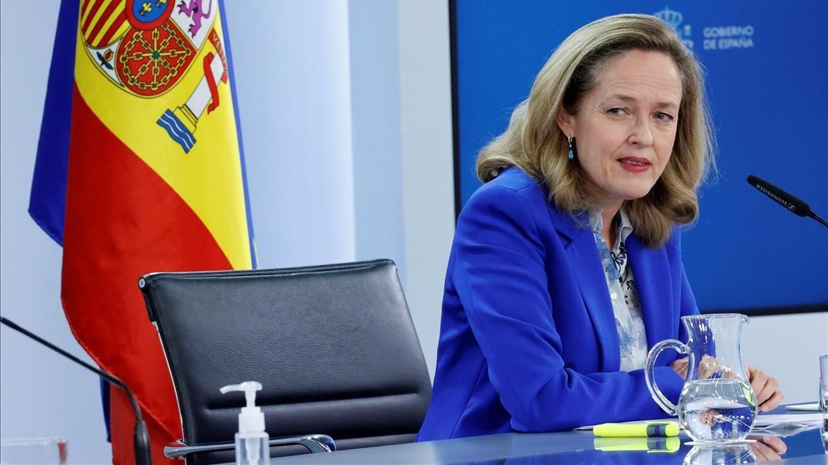 La vicepresidenta económica, Nadia Calviño. La vicepresidenta económica, Nadia Calviño.