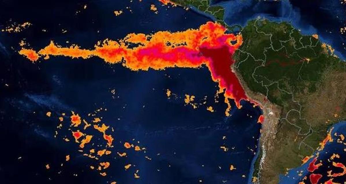 Calentamiento del Pacífico: gestación de ’El Niño’.