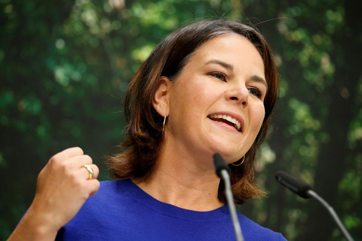 La candidata de Los Verdes, Annalena Baerbock. La candidata de Los Verdes, Annalena Baerbock.