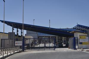 Aduana del Tarajal cerrada en Ceuta.