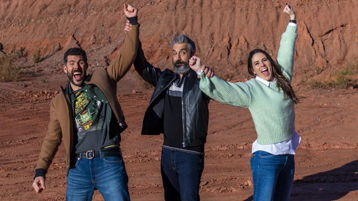 Equipo de ’Batalla monumental’, de TV-3 Equipo de ’Batalla monumental’, de TV-3