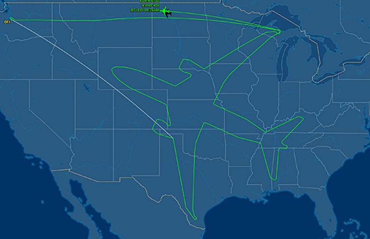 La silueta del nuevo avión Dreamliner 787. La silueta del nuevo avión Dreamliner 787.