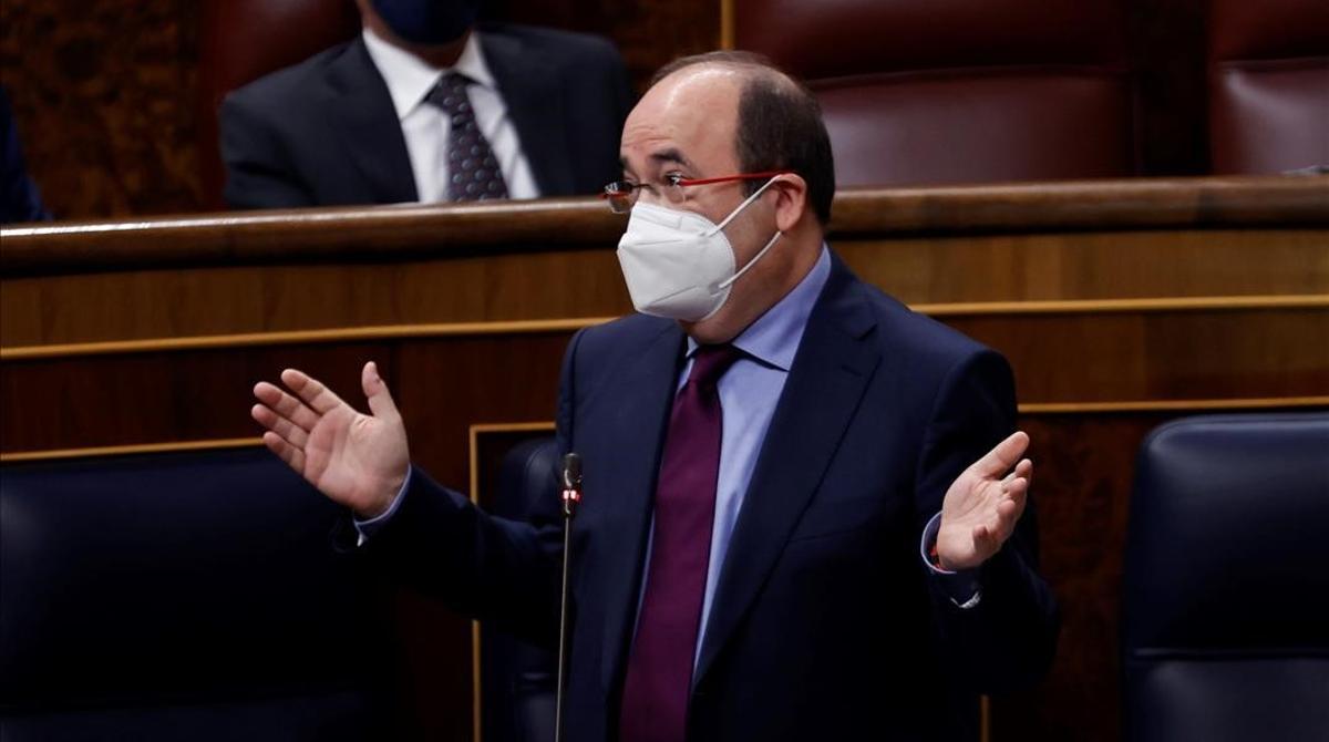 Miquel Iceta, en el Congreso. Miquel Iceta, en el Congreso.
