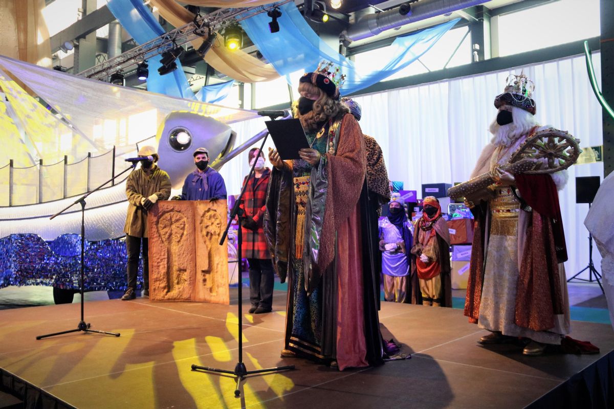 Recepción de los Reyes de Oriente en la Feria Real de Sabadell. Recepción de los Reyes de Oriente en la Feria Real de Sabadell.