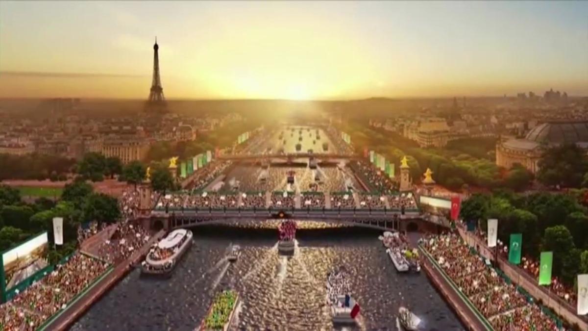 Así será la ceremonia de apertura de los Juegos Olímpicos de París 2024.