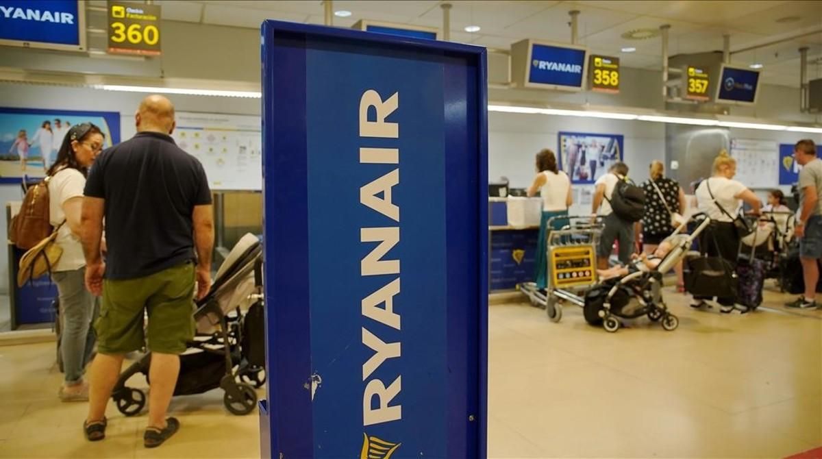 Huelga de Ryanair en el aeropuerto de Barajas. Huelga de Ryanair en el aeropuerto de Barajas.